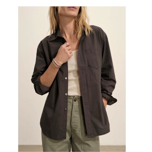 Buck Mason - Mainstay Cotton Button-Down Shirt - Black - Size S (W 4/6) - NWT - Picture 15 of 15